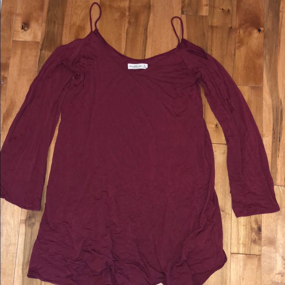 Abercrombie and Fitch open shoulder dress